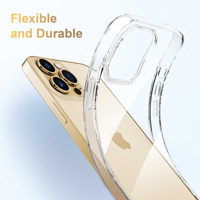 Syoukou for iPhone 13 Pro Case Clear [Anti-Yellow] Case for iPhone 13 Pro with Protective Bumper Flexible Shockproof iPhone 13 Pro Case MagSafe Slim Fit Phone Cases for iPhone 13 Pro 6.1 inch