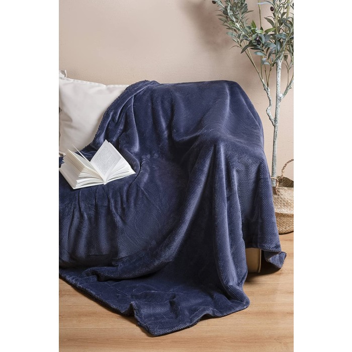 Sherpa Soft Throw & Blanket for Couch 60 inch X 50 inch, Thick Warm Fuzzy Cozy Throws Blankets for Bed, Sofa and Travel, Reversible Plush Fleece Blankets