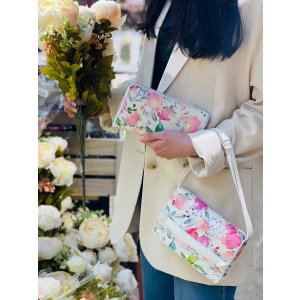 DE'EMILIA CONCEPT Mini Crossbody Bag Small Shoulder Bag For Women, Watercolor Imitation Leather Purses and Small Satchel Bag…