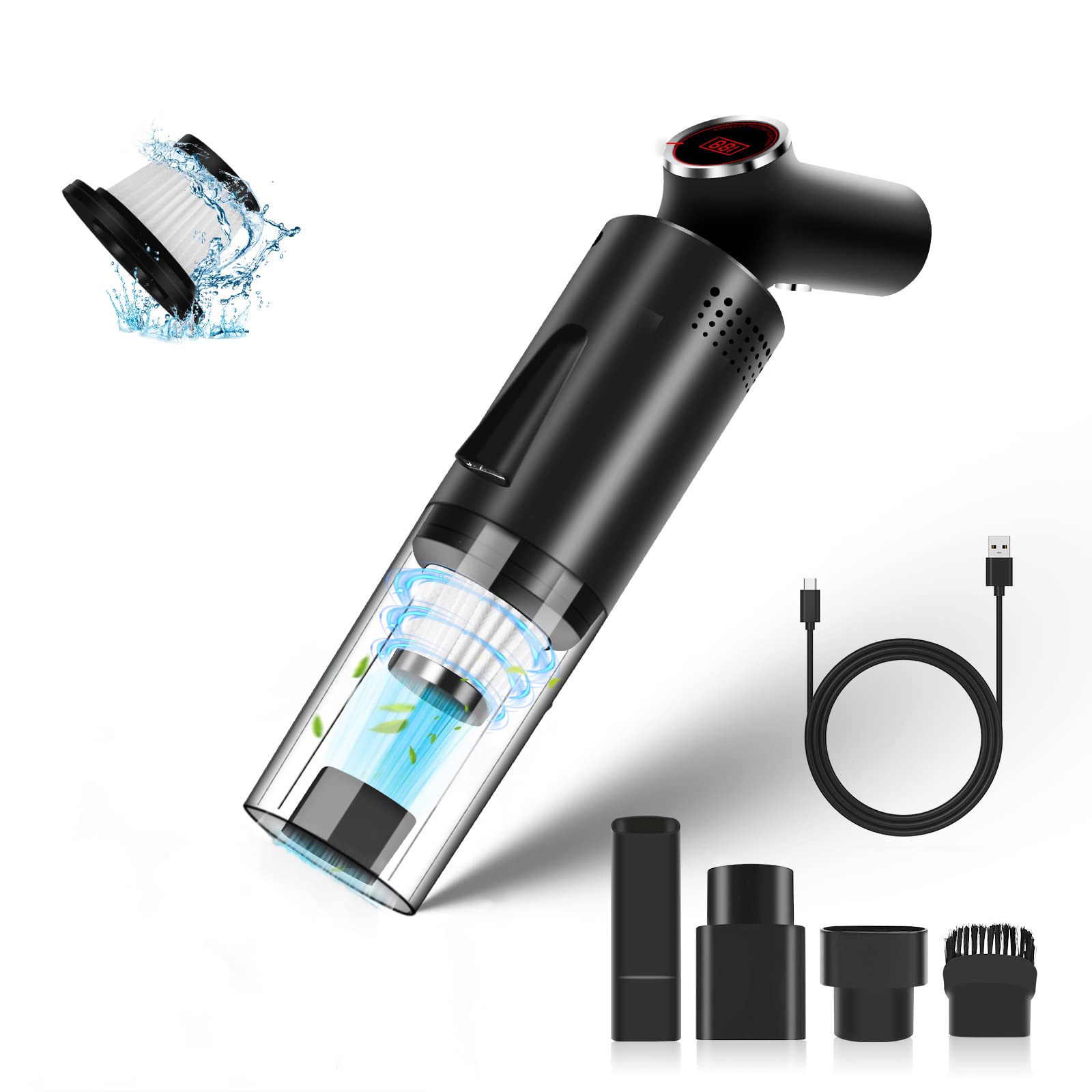 Handheld Vacuum Cleaner, Portable Cordless Handheld Vacuum Cleaner